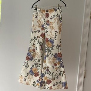 We The Free Floral Flare Jeans - Multicolor